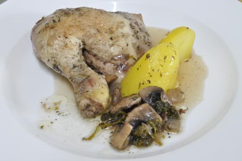 Kuře dušené na víně  – Snadné Česko recept, zvládnete za 45 - 60 minut